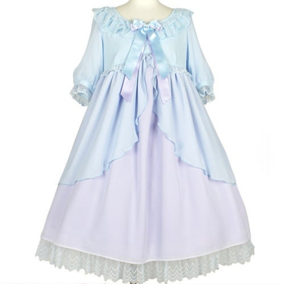 Angelic Pretty Dresses & Skirts - Angelic Pretty Dress Milky Way Princess OP One Piece Lolita Dress Kawaii Japan